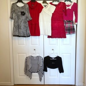 Little girls size 10-12 dress collection
